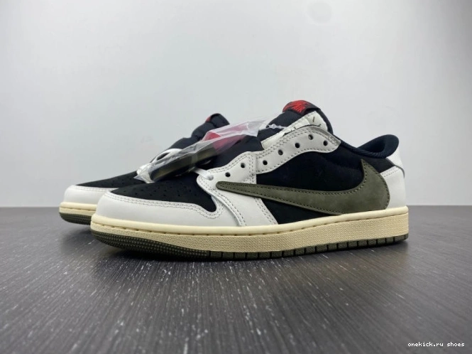 Cheap OG Scott Olive Air x Air 1 Retro Travis Jordan DZ4137-106 Jordan Low 0615